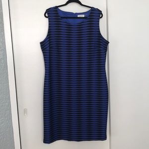 Calvin Klein Black & blue dress